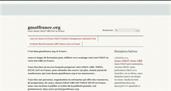 Desktop Screenshot of gmatfrance.org